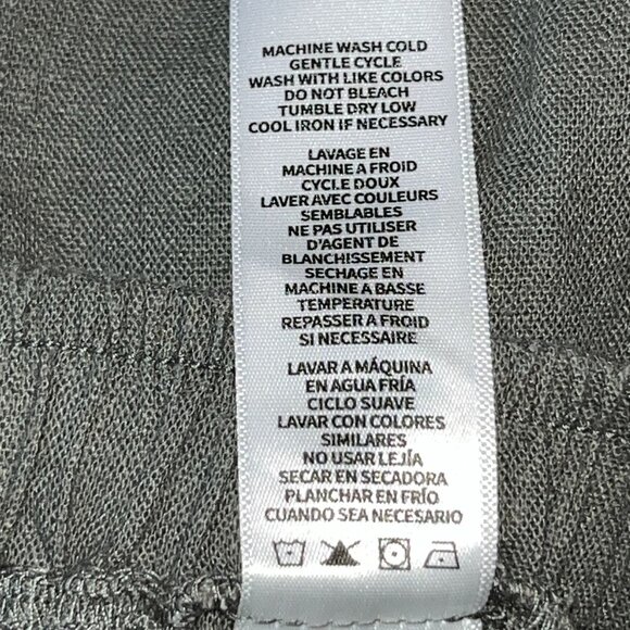 SPLENDID Angie Coastal Linen Blend Wide Leg Pull On Pants -Size L - Picture 14 of 14